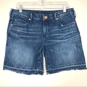 True Religion Emma Bermuda Jean Shorts